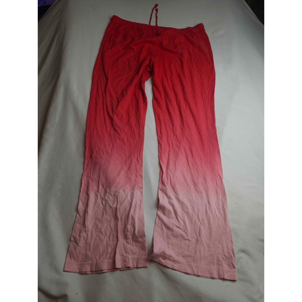 Sideline Apparel Georgia Bulldogs Ombre Lounge Pants Red Pink Womens Medium - Picture 7 of 8
